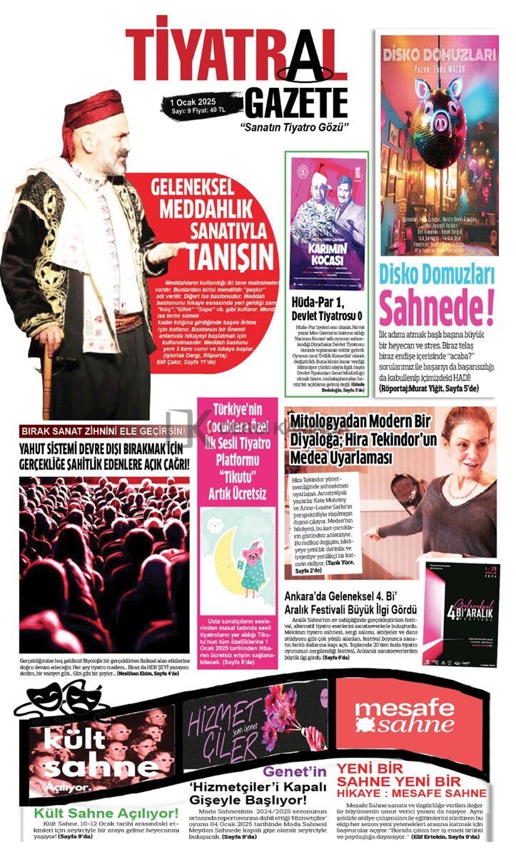Tiyatral Gazete 9.Sayı Ocak 2025
