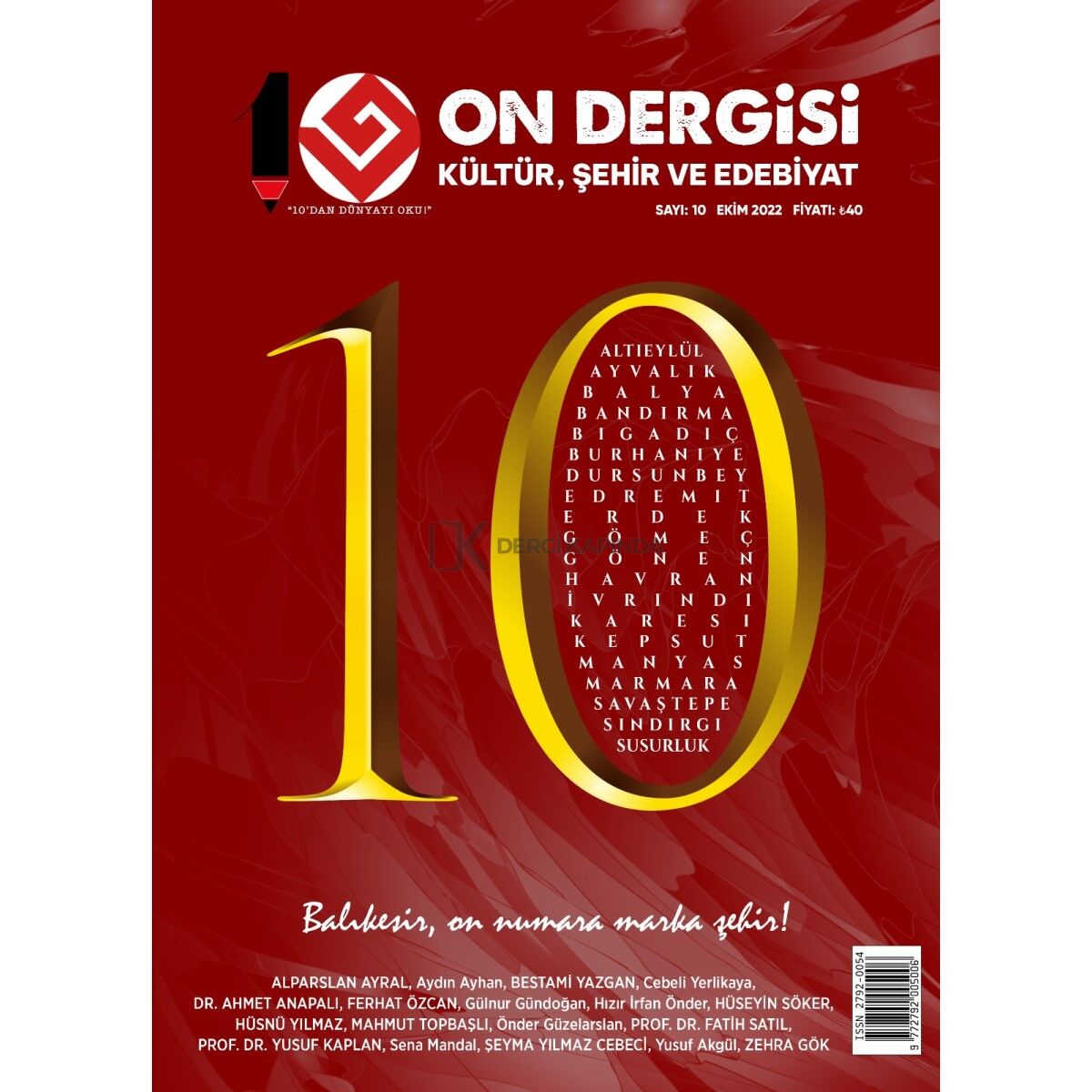 10 Dergisi Ekim 2022 - Özel Sayı