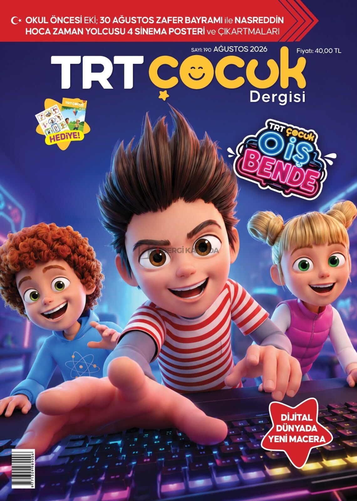 TRT Çocuk Dergi Ağustos 2026