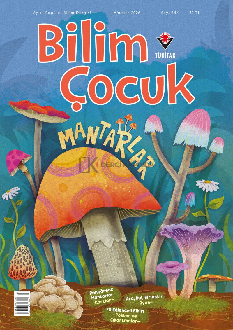 Bilim Çocuk Dergi Ağustos 2026 (7-12 yaş)