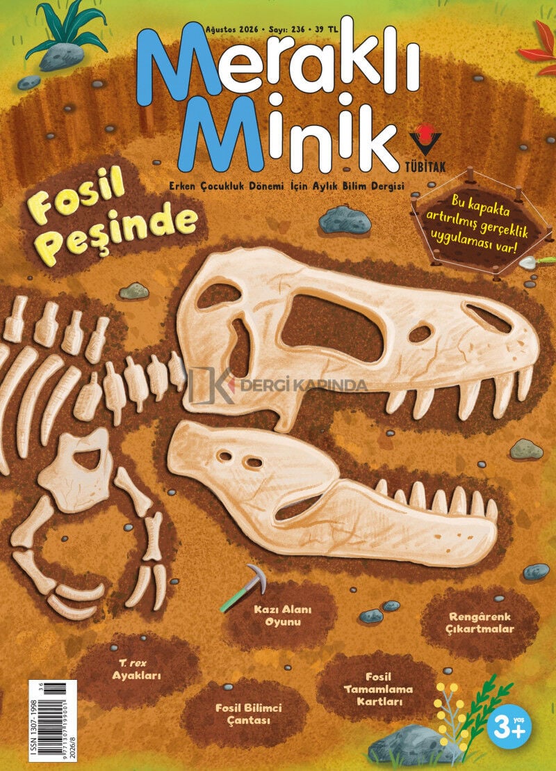 Meraklı Minik Dergi Ağustos 2026 (3-6 yaş)