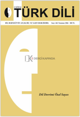 Çağdaş Türk Dili Dergisi 461.Sayı Temmuz 2026