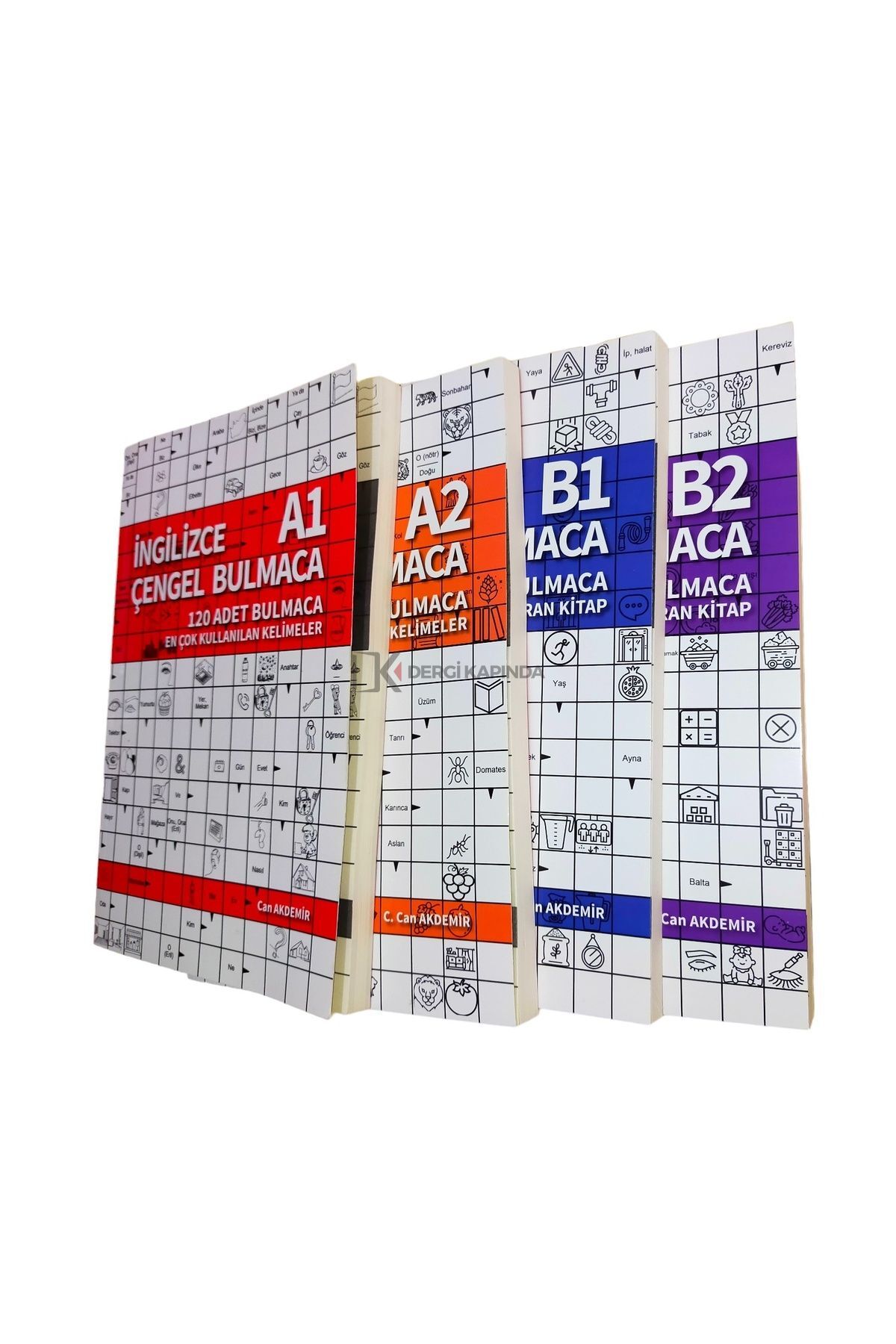 ZUGZWANG A1 + A2 + B1 + B2 İngilizce Çengel Bulmaca İngilizce Kelime Öğreten 4'lü Etkinlik Seti