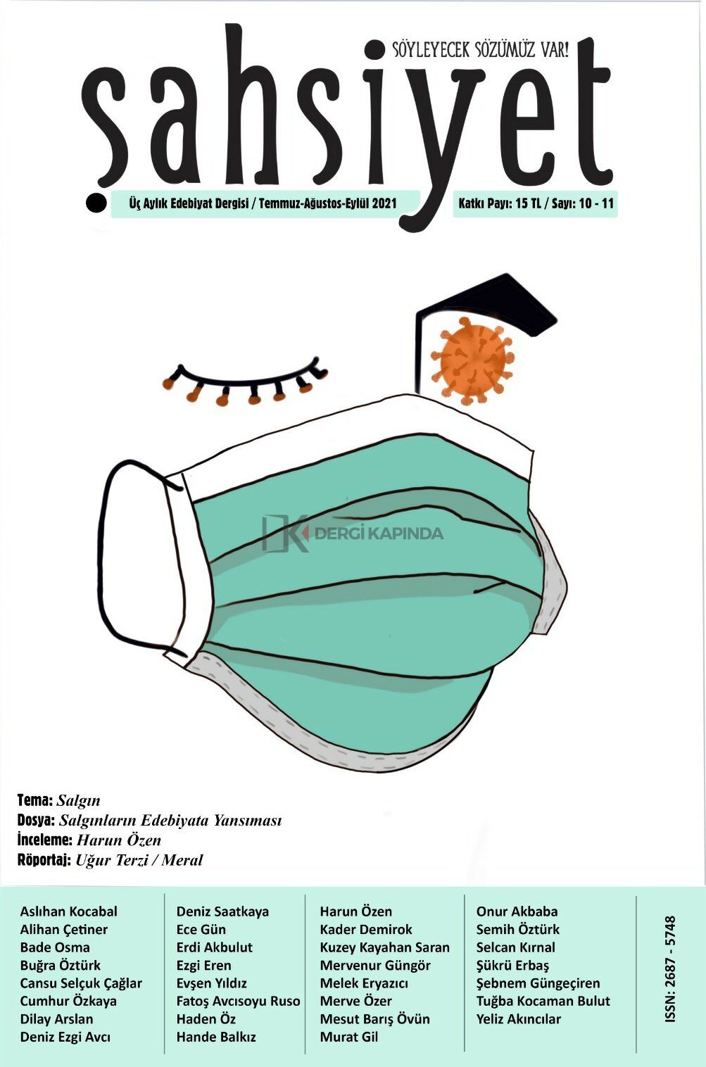 Şahsiyet 10-11.Sayı Temmuz-Ağustos-Eylül 2021