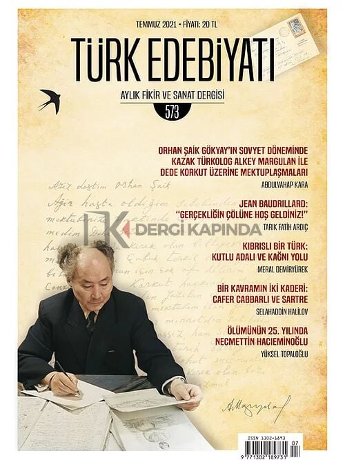 Türk Edebiyatı 573.Sayı Temmuz 2021