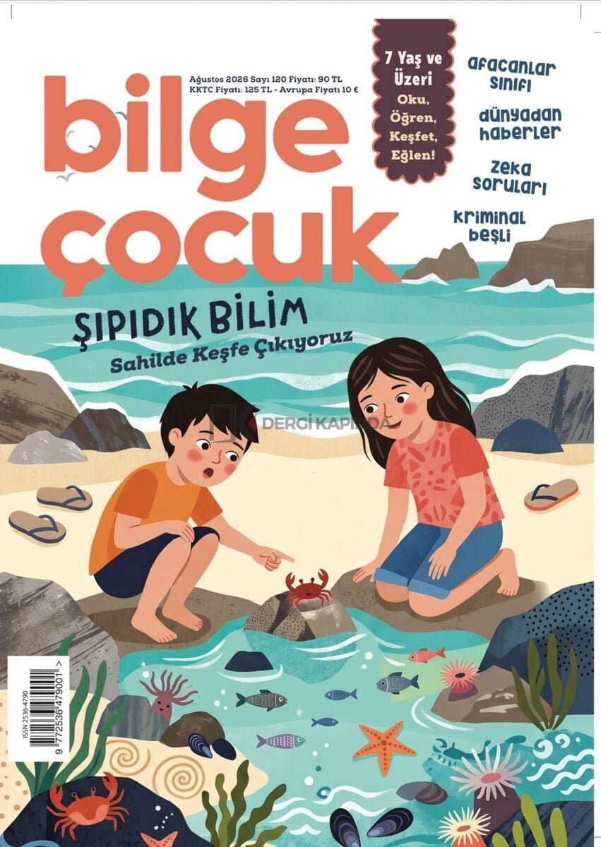 Bilge Çocuk Dergi Ağustos 2026 (7-12 yaş)