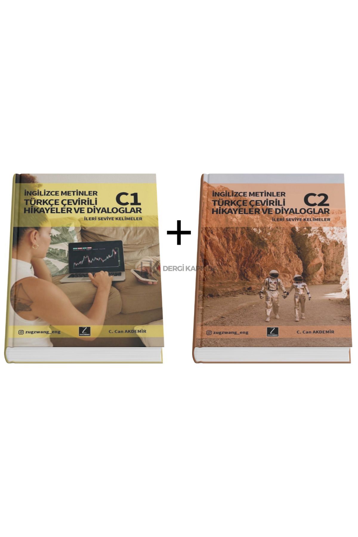 C1 + C2 İngilizce Okuma Kitapları 2'li Set