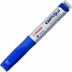 MİKRO MR-6019 BEYAZ TAHTA KALEMİ KARTUŞLU MAVİ