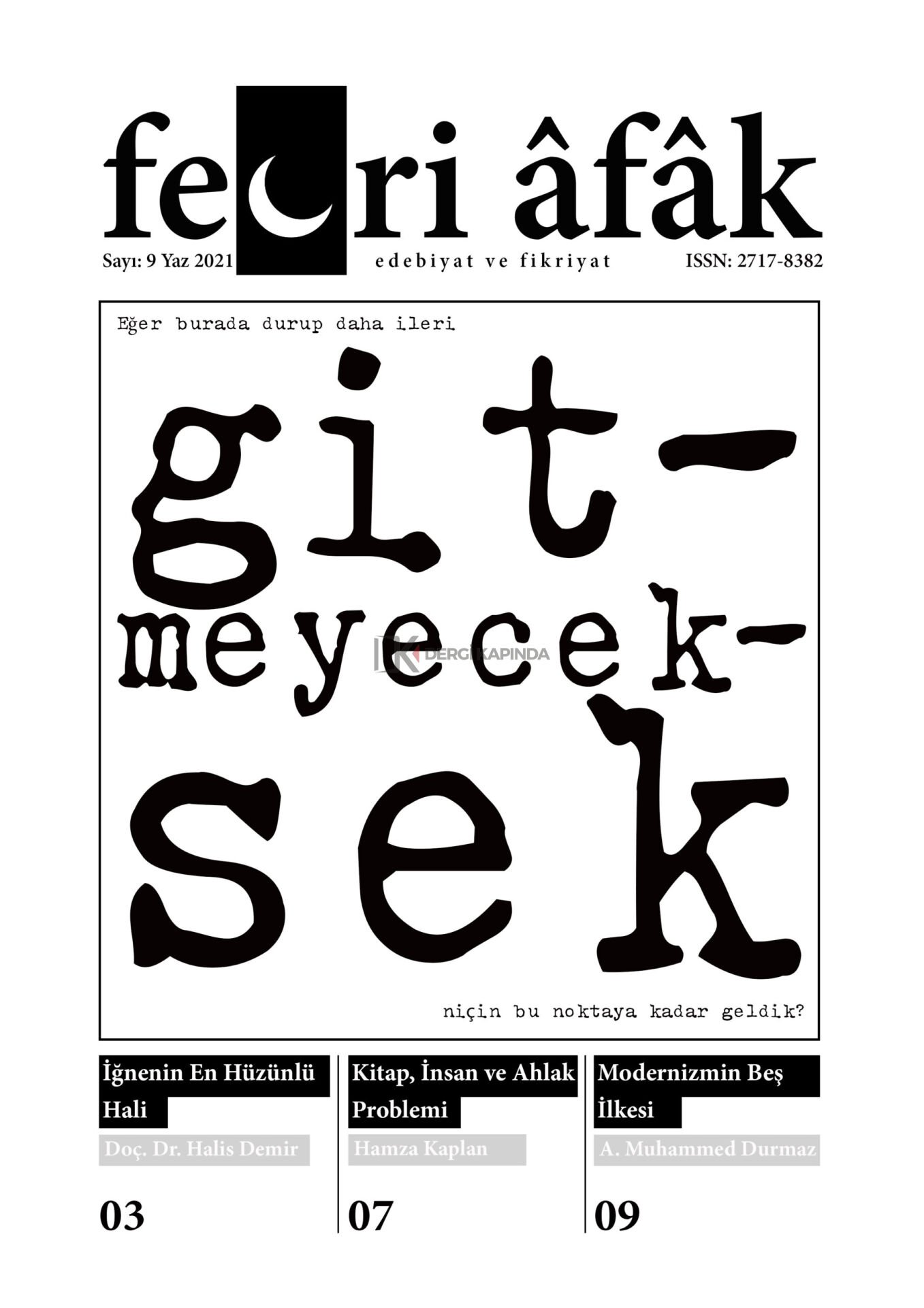 Fecri Âfâk 9.Sayı Yaz 2021