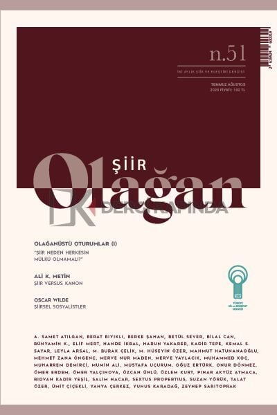 Olağan Şiir Dergi 51.Sayı Temmuz-Ağustos 2026