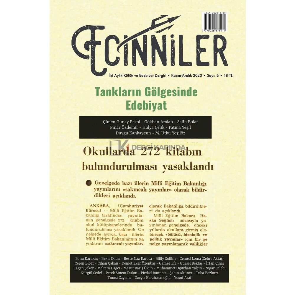 Ecinniler 6.Sayı Kasım-Aralık 2020