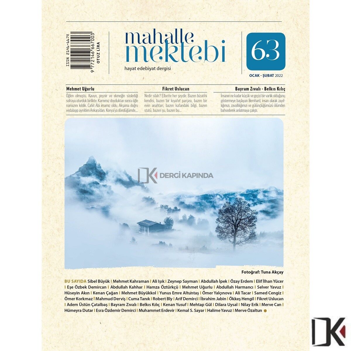 Mahalle Mektebi 63.Sayı Ocak-Şubat 2022