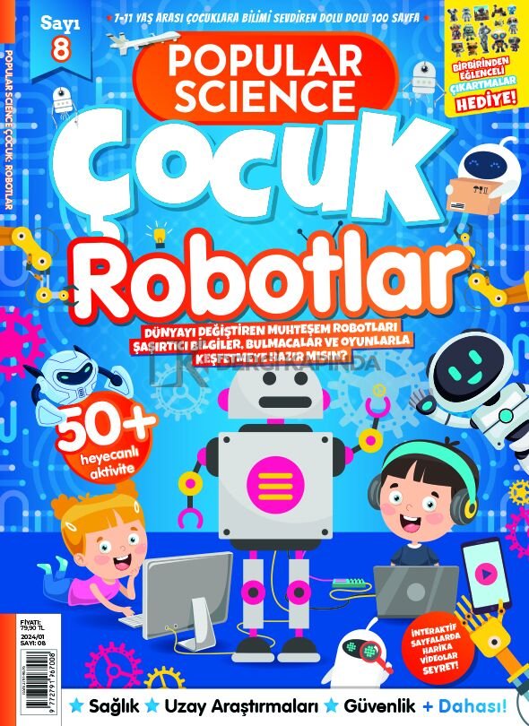 Popular Science Çocuk Dergi 8.Sayı 2024/01 (7-11 yaş)