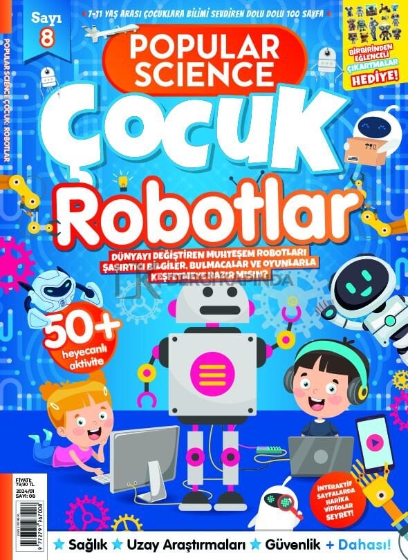 Popular Science Çocuk Dergi 8.Sayı 2024/01 (7-11 yaş)