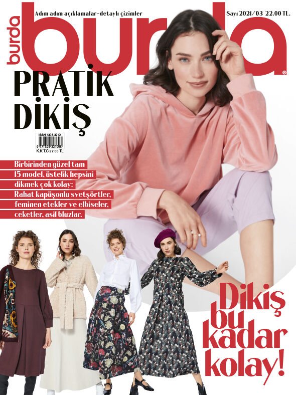 Burda Pratik Dikiş 2021/03