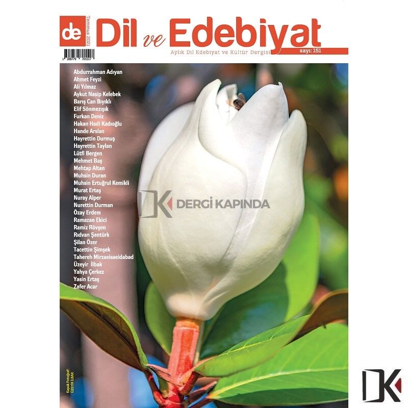 Dil ve Edebiyat 151.Sayı Temmuz 2021