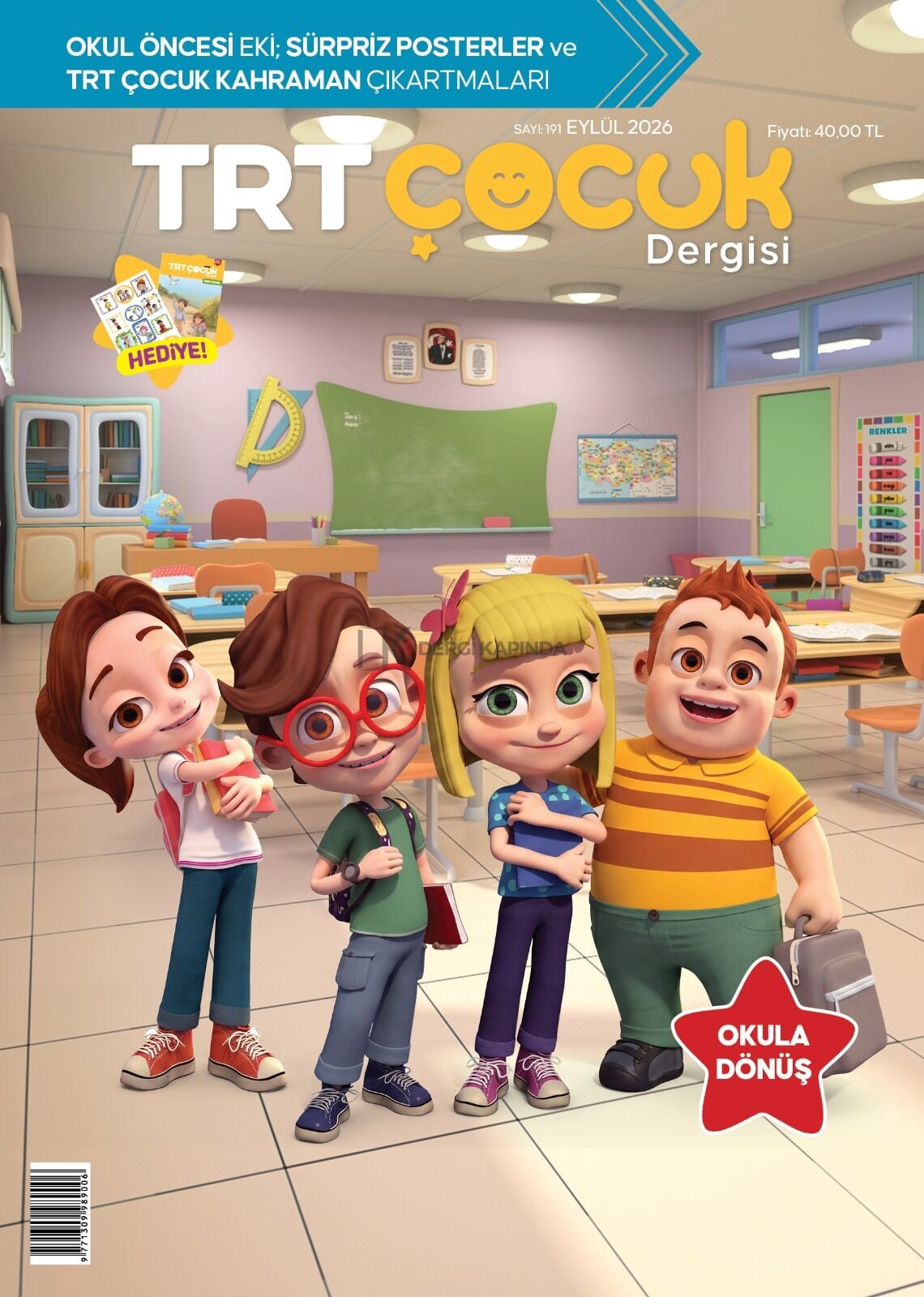 TRT Çocuk Dergi Eylül 2026