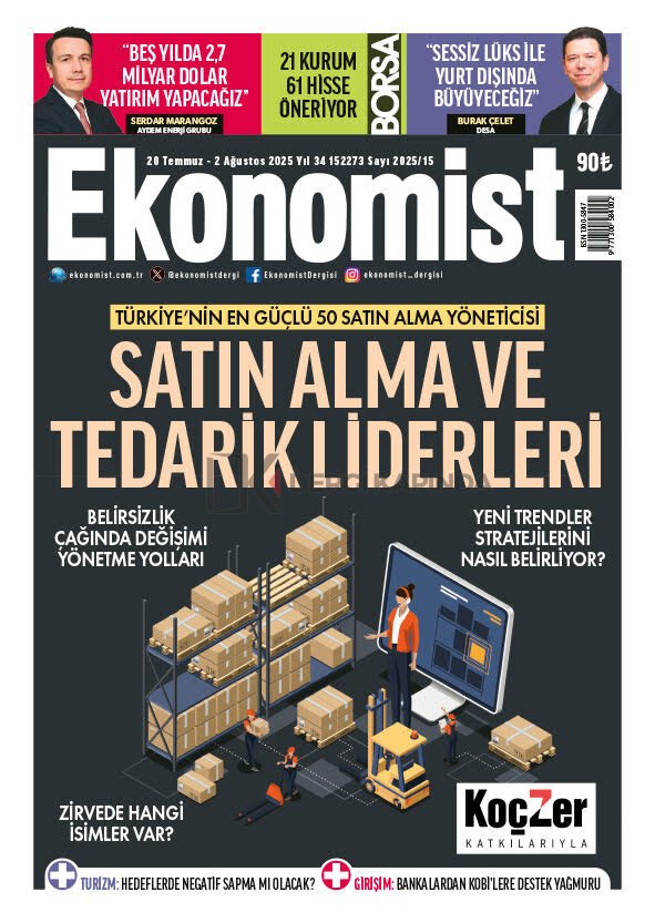 Ekonomist Dergi 20 Temmuz - 2 Ağustos 2025