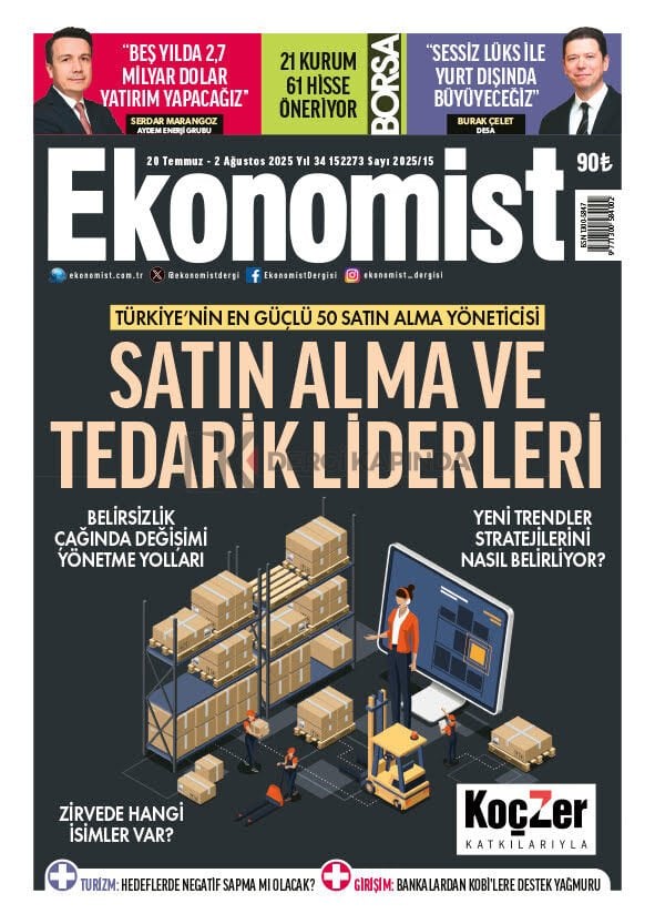 Ekonomist Dergi 20 Temmuz - 2 Ağustos 2025
