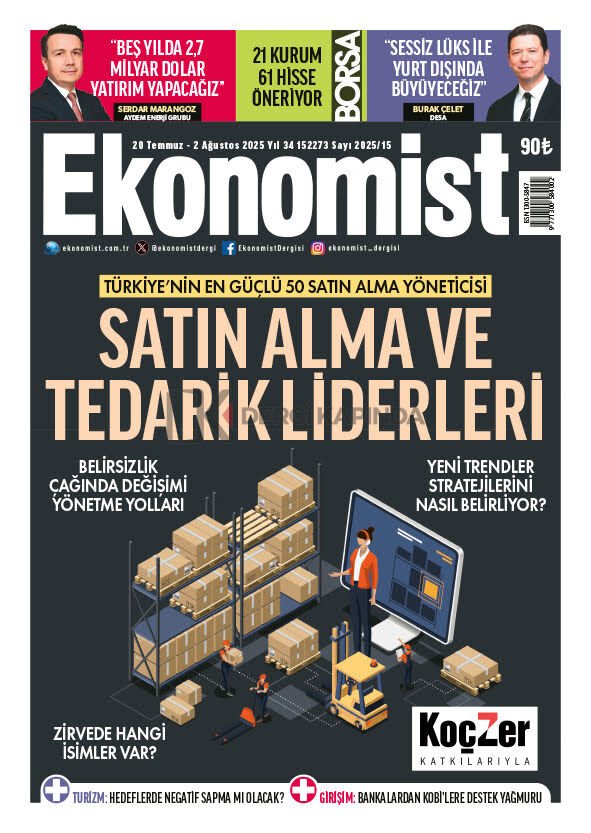 Ekonomist Dergi 20 Temmuz - 2 Ağustos 2025