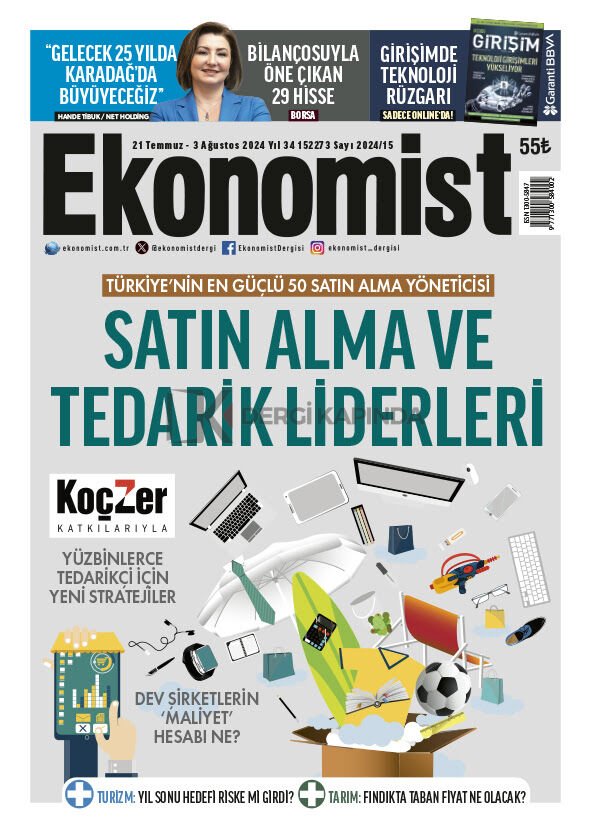 Ekonomist Dergi 21 Temmuz - 3 Ağustos 2024