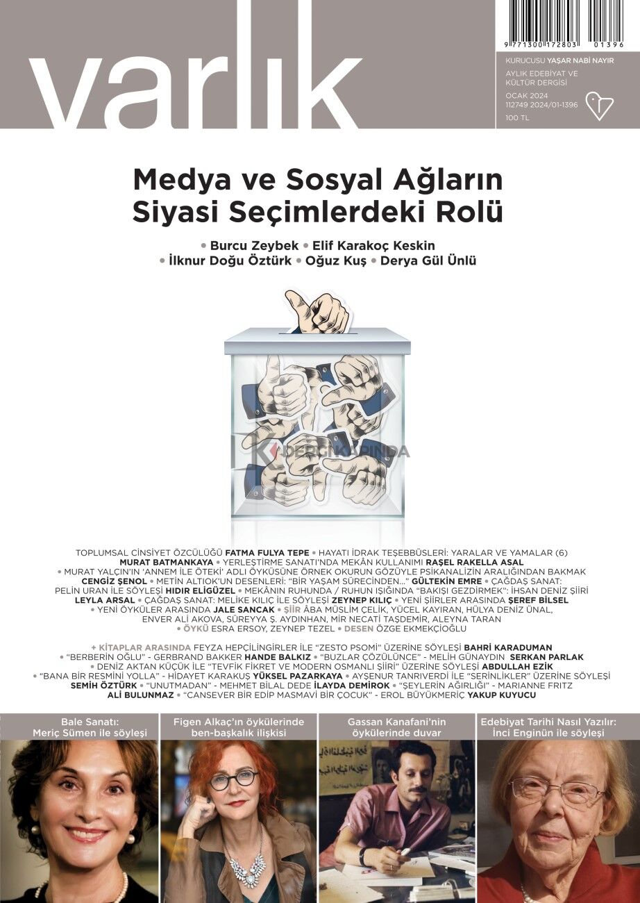 Varlık 1396.Sayı Ocak 2024