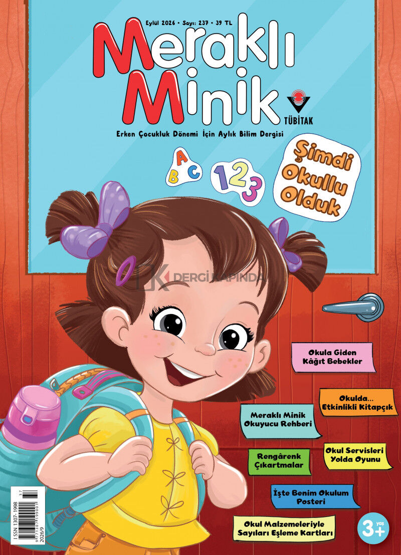Meraklı Minik Dergi Eylül 2026 (3-6 yaş)
