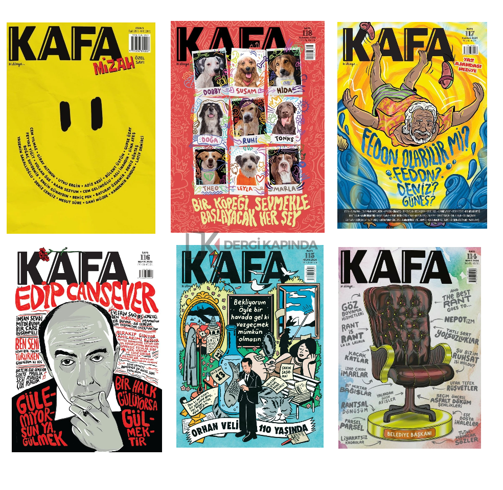 Kafa Dergi Mizah Özel Sayı + 5 Sayı Set