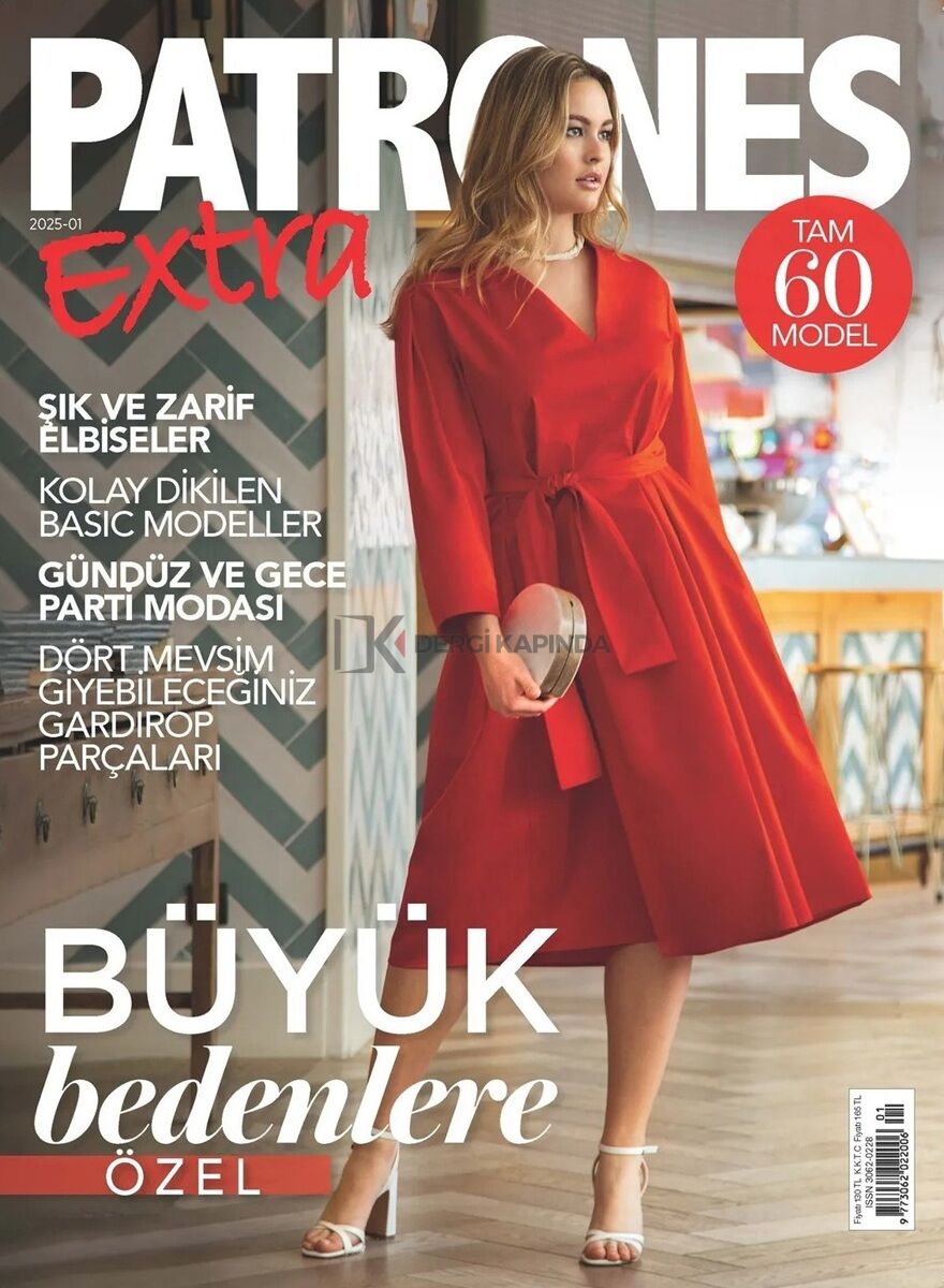 Patrones Dergi Extra Büyük Beden 2025/01