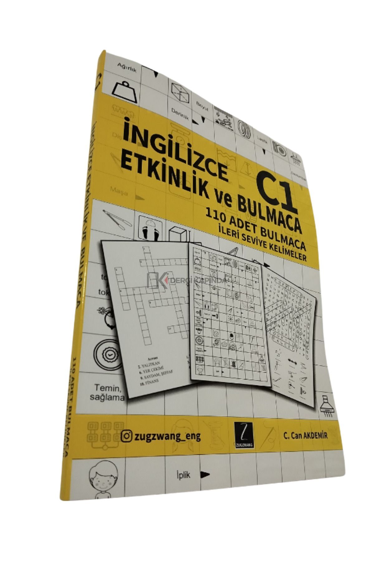 ZUGZWANG İngilizce Etkinlik ve Bulmaca C1 - İngilizce Kelime Öğreten Bulmaca Kitabı