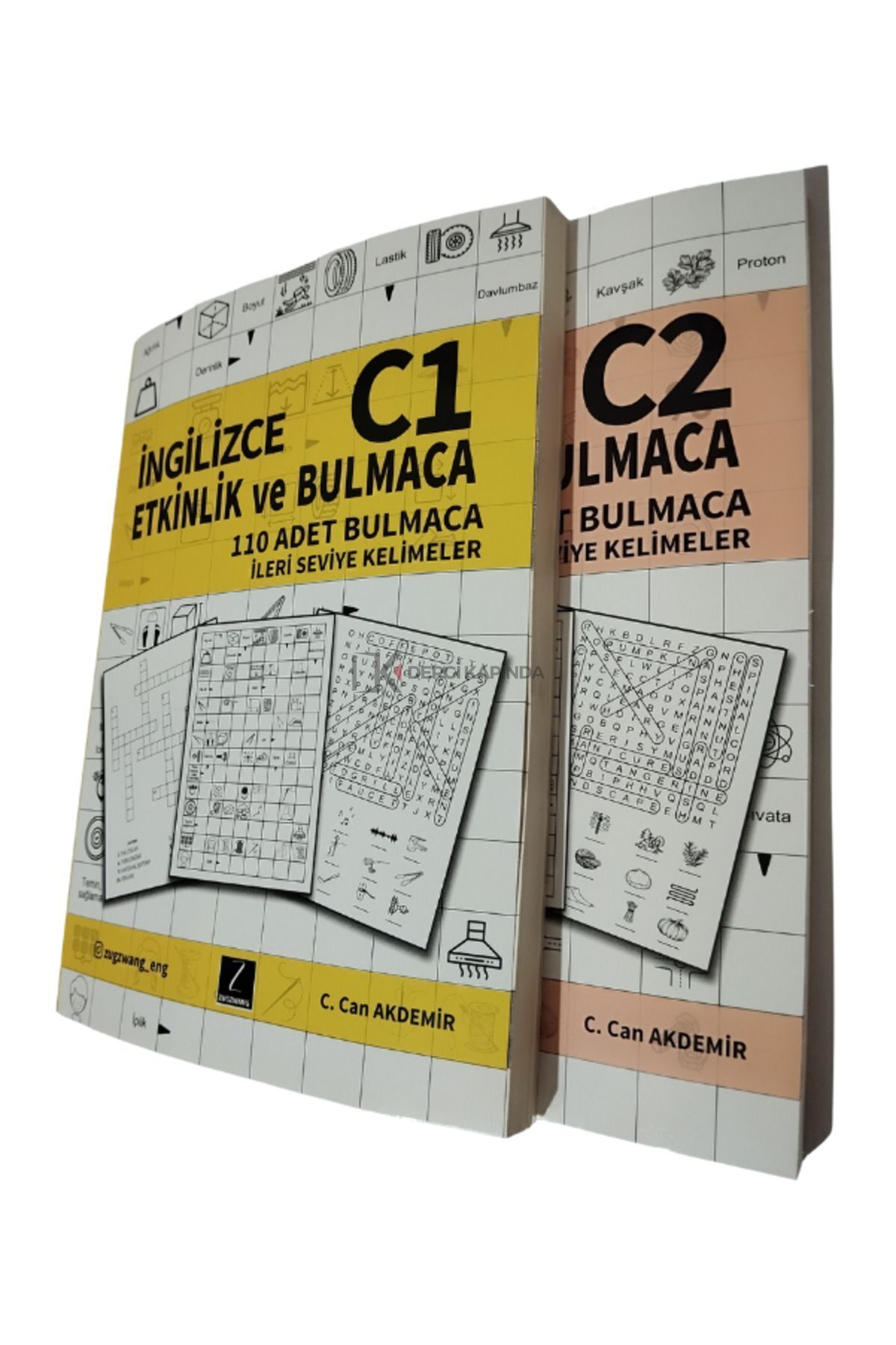 C1 + C2 İngilizce Etkinlik ve Bulmaca - İngilizce Kelime Öğreten C SETİ
