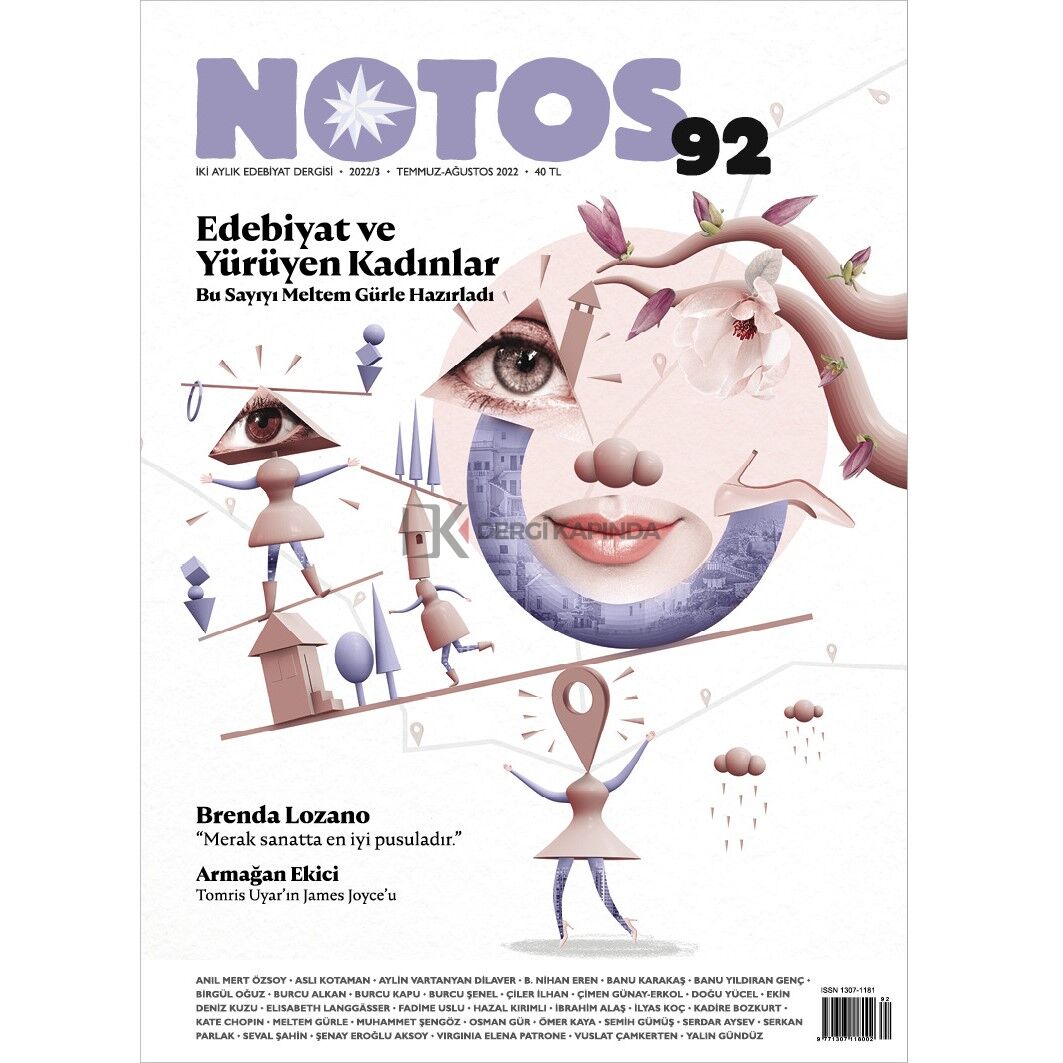 Notos 92.Sayı Temmuz-Ağustos 2022