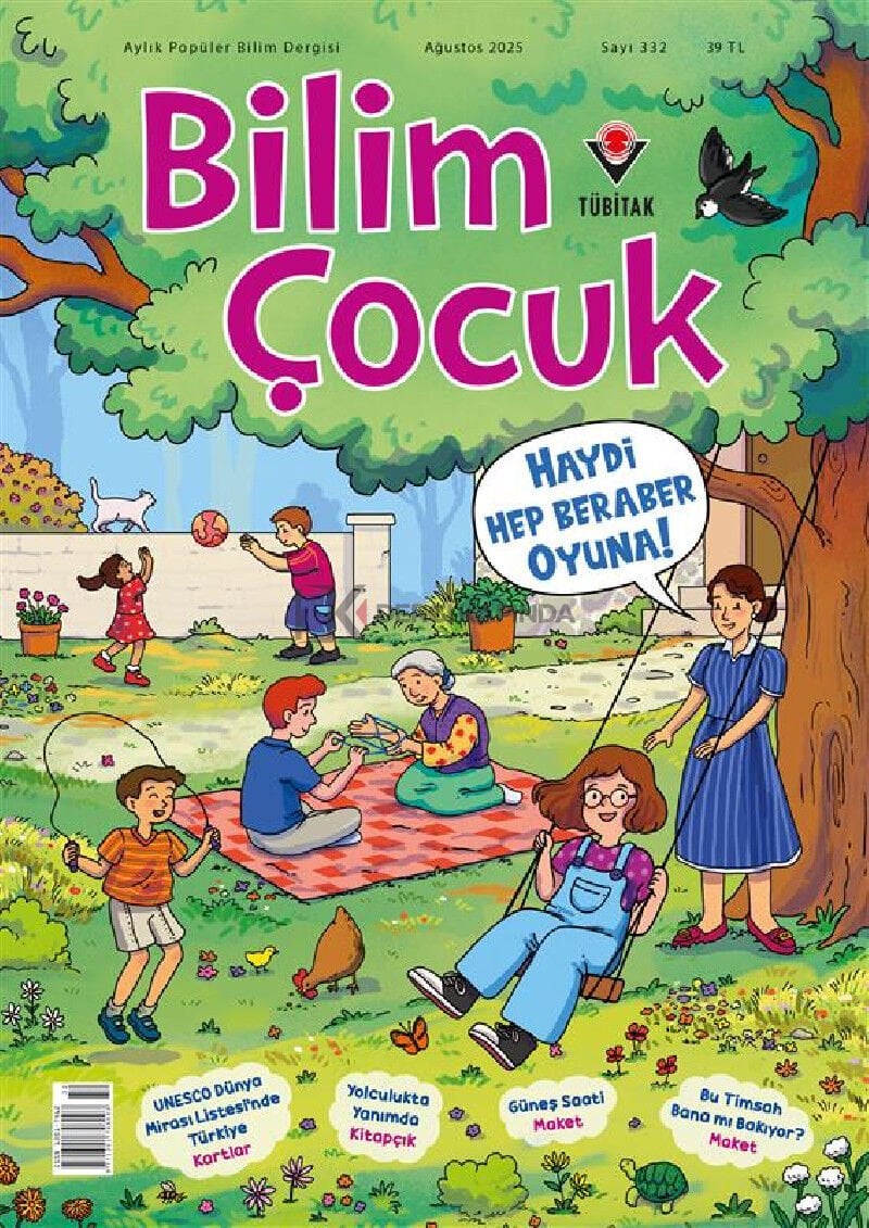 Bilim Çocuk Dergi Ağustos 2025 (7-12 yaş)