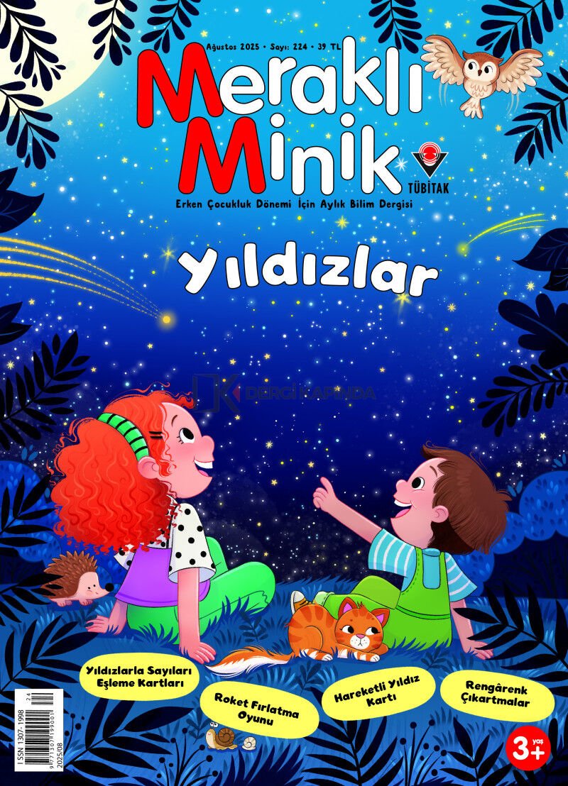 Meraklı Minik Dergi Ağustos 2025 (3-6 yaş)