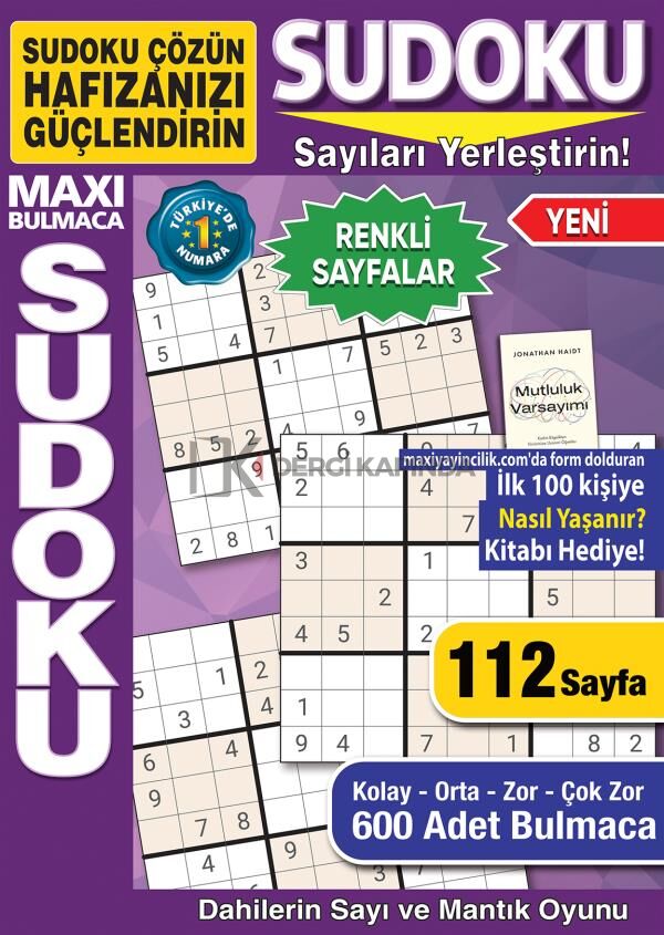 Maxi Sudoku Bulmaca 2026/03