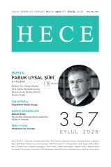 Hece Dergi 357.Sayı Eylül 2026
