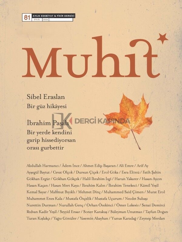 Muhit Dergi 81.Sayı Eylül 2026