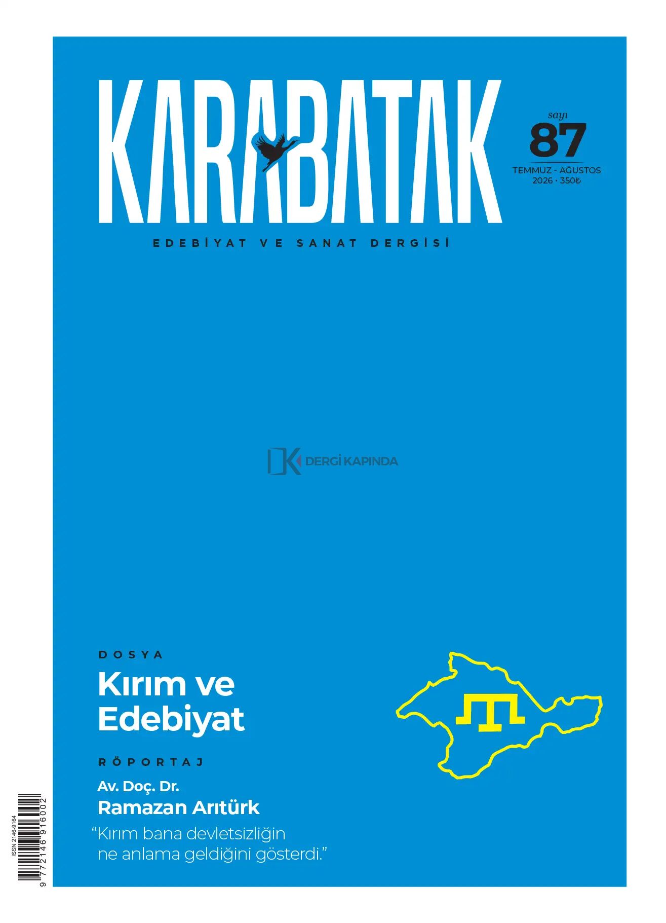 Karabatak Dergi 87.Sayı Temmuz-Ağustos 2026