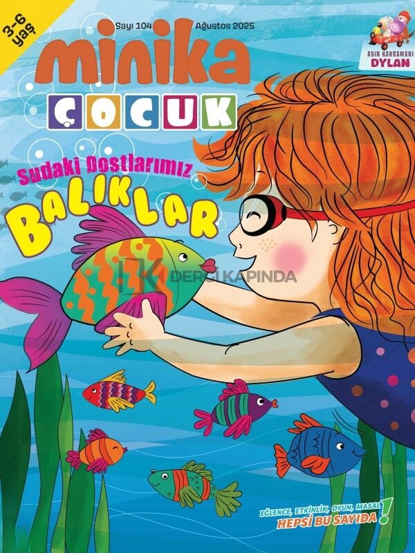 Minika Çocuk Dergi Ağustos 2025 (3-6 yaş)