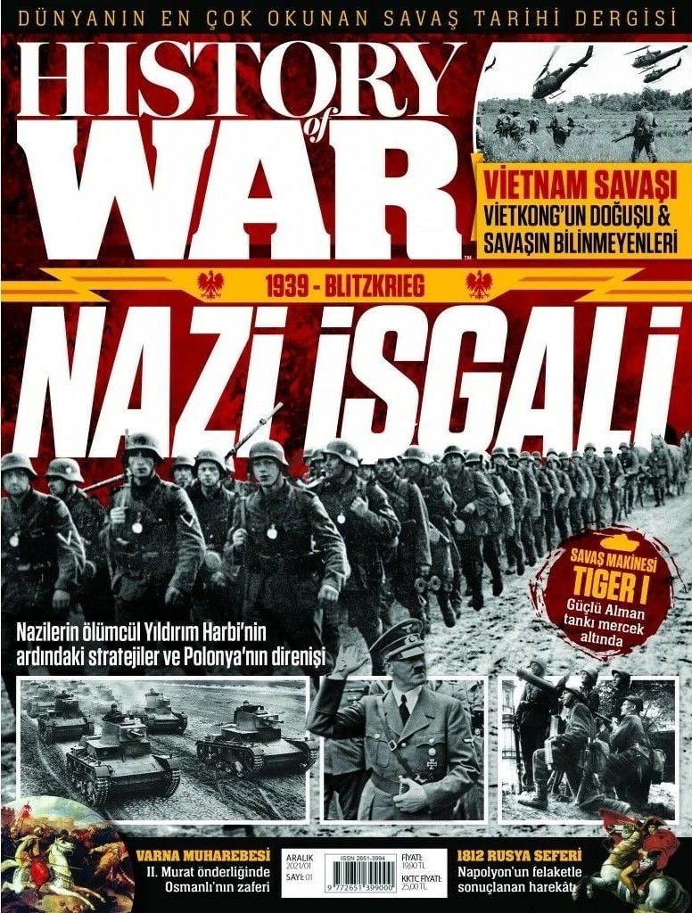 History Of War Dergi Yıllık Abonelik  (Mayıs 2025 - Nisan 2026)