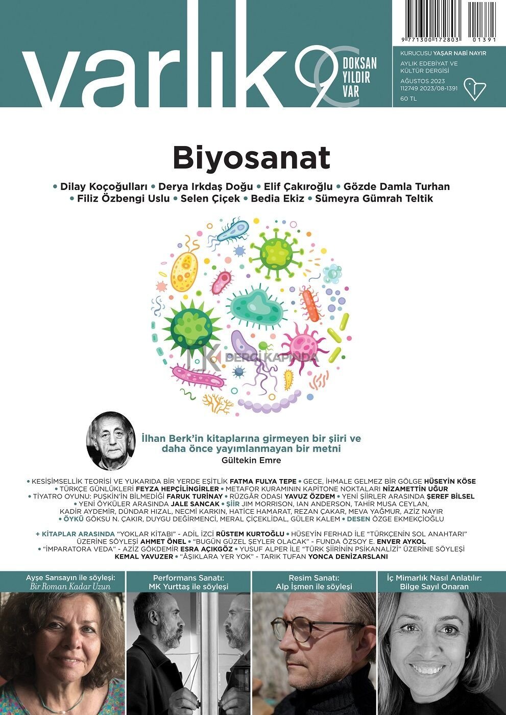 Varlık 1391.Sayı Ağustos 2023