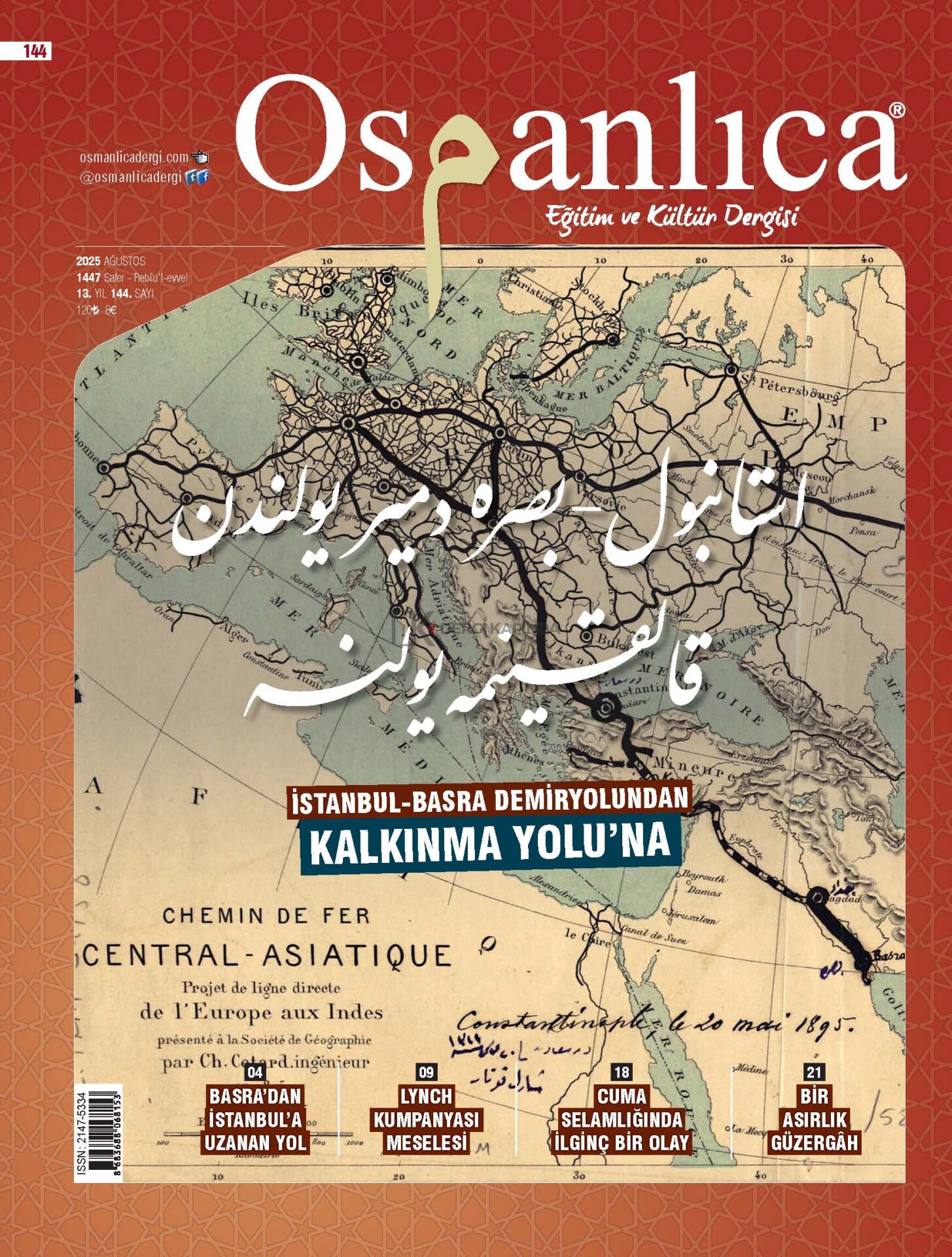 Osmanlıca Dergi 144.Sayı Ağustos 2025