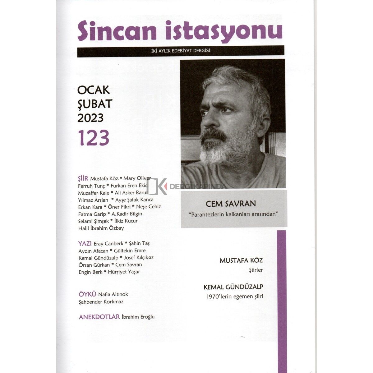 Sincan İstasyonu 123. Sayı Ocak-Şubat 2023