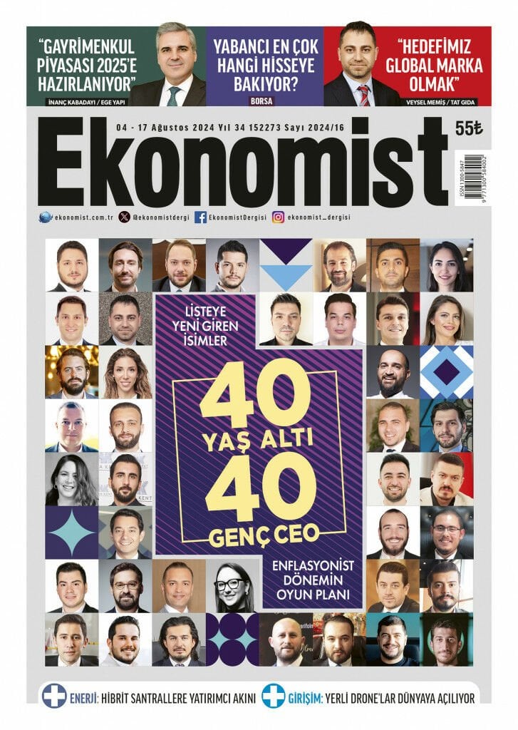 Ekonomist Dergi 4 Ağustos - 17 Ağustos 2024