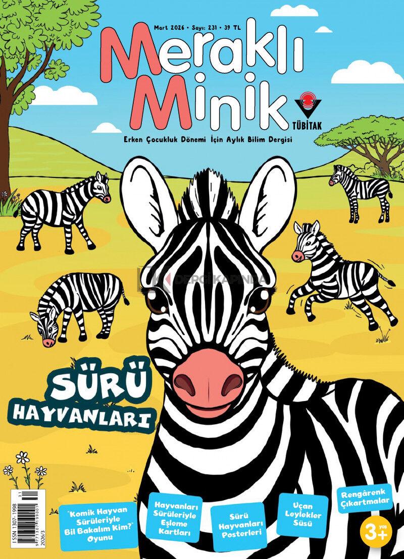 Meraklı Minik Dergi Mart 2026 (3-6 yaş)