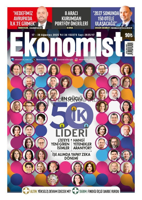 Ekonomist Dergi 17 Ağustos - 30 Ağustos 2025