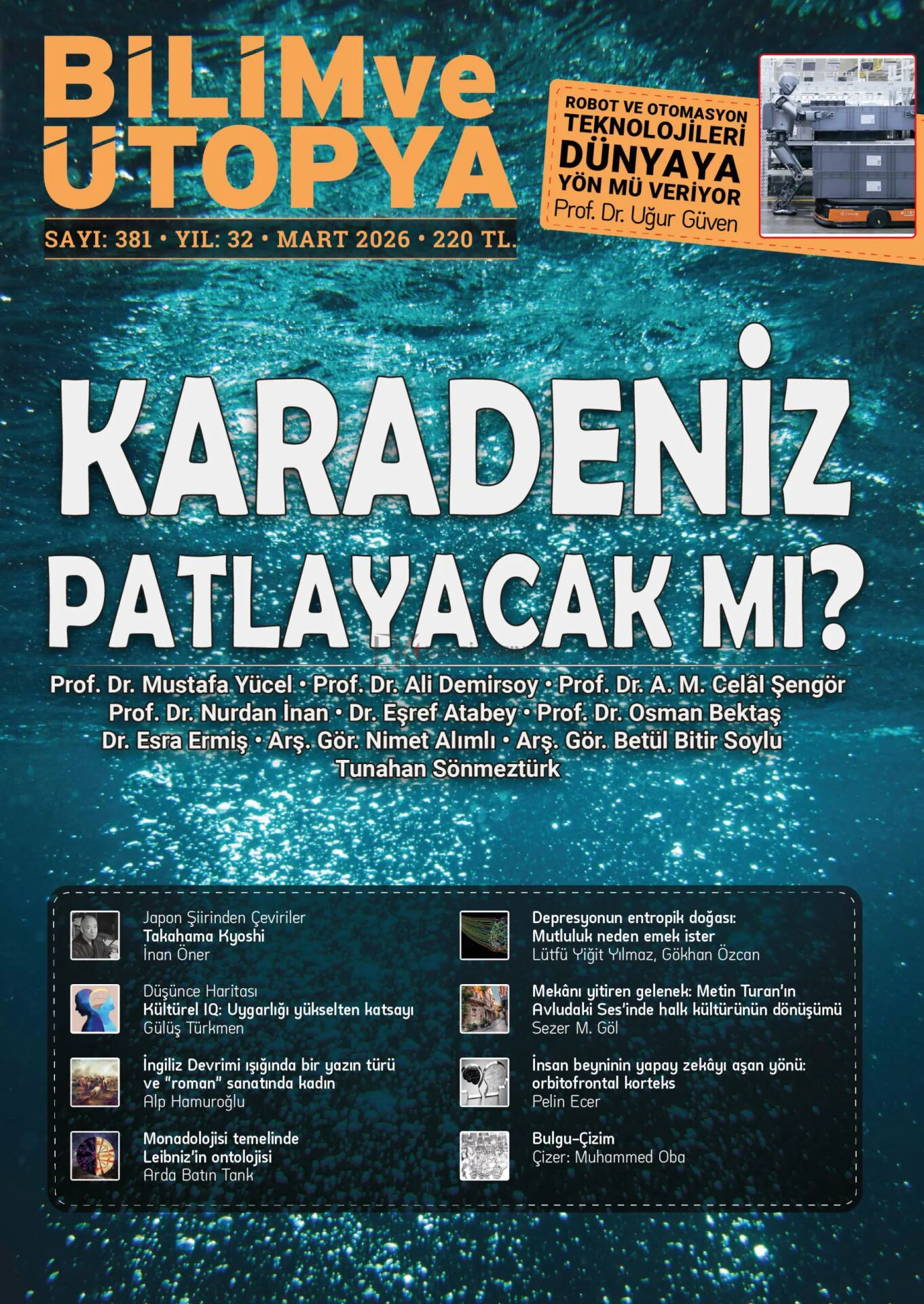 Bilim ve Ütopya Dergi 381.Sayı Mart 2026
