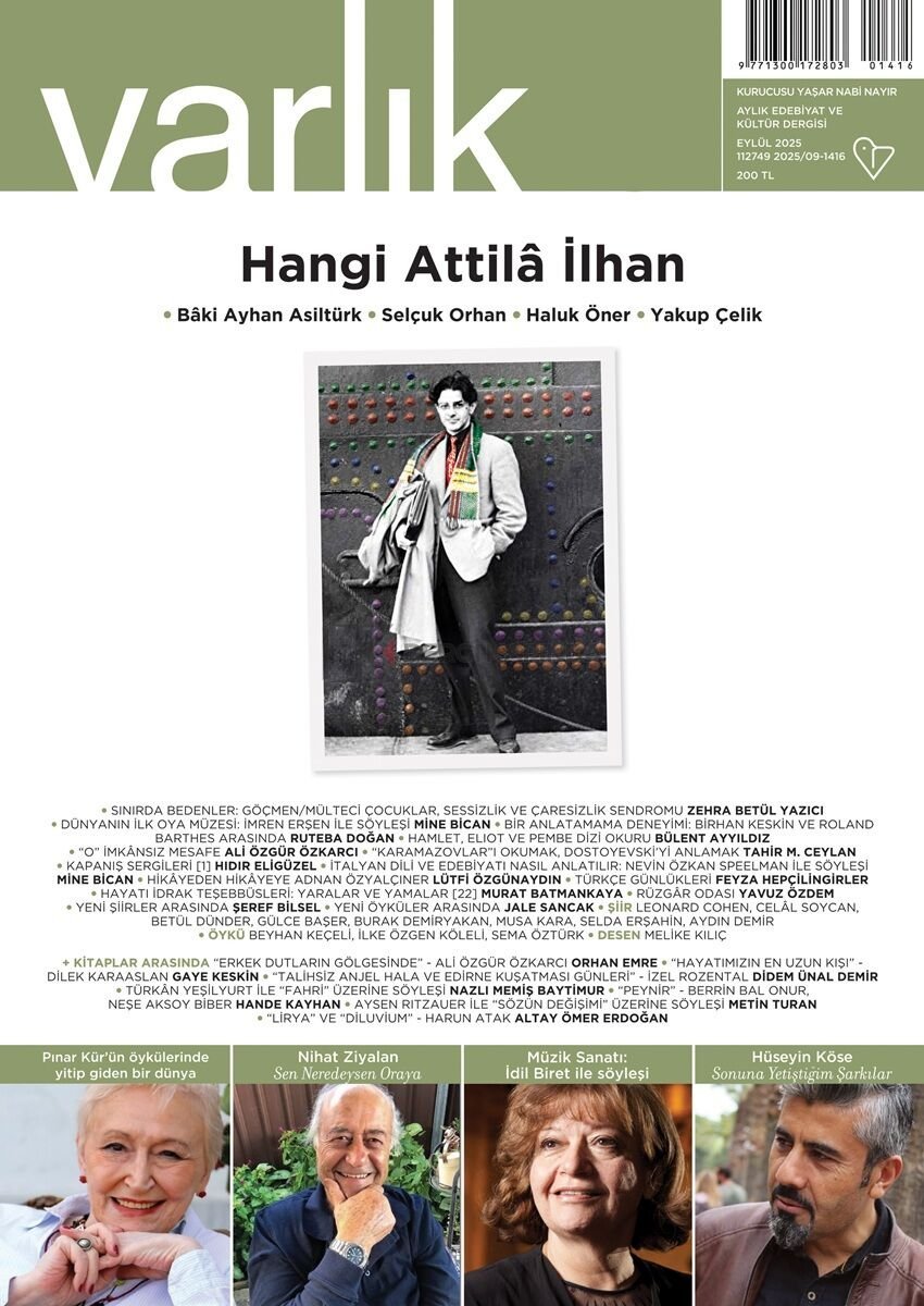 Varlık Dergisi 1416.Sayı Eylül 2025
