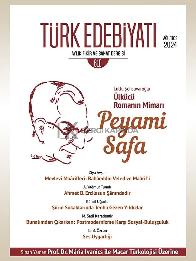 Türk Edebiyatı Dergi 610.Sayı Ağustos 2024