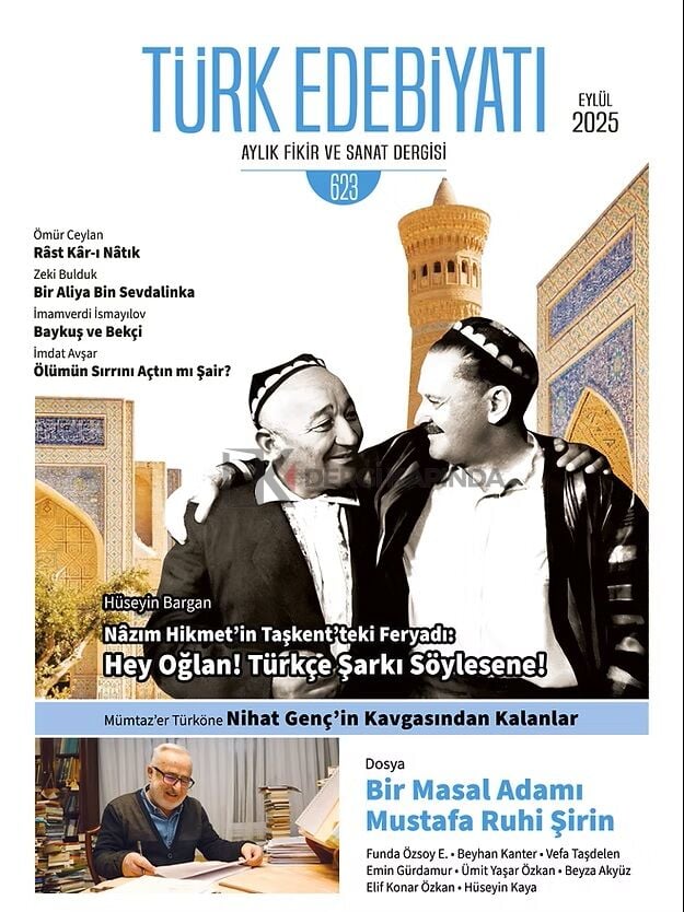 Türk Edebiyatı Dergi 623.Sayı Eylül 2025